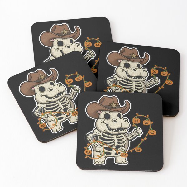 Item preview, Cute Skeleton Cowboy Halloween Costume Pumpkins Spooky Art designed and sold by ArtDesignTp.