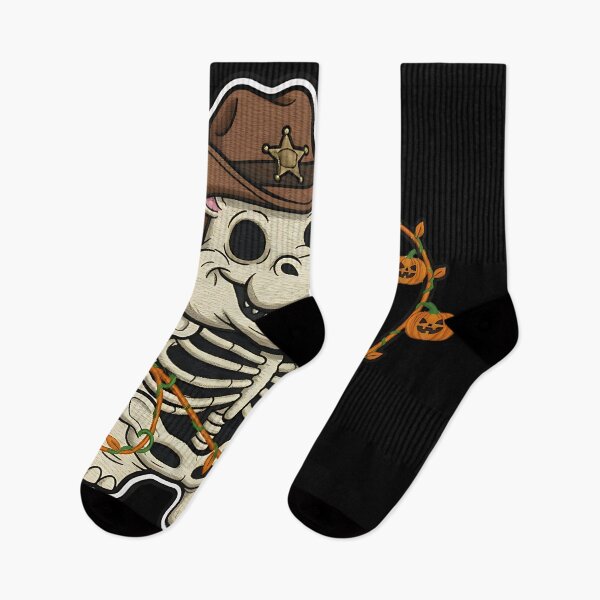 Item preview, Cute Skeleton Cowboy Halloween Costume Pumpkins Spooky Art designed and sold by ArtDesignTp.