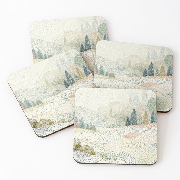 Item preview, Dotted Serene Hills and Valleys designed and sold by zzz888.