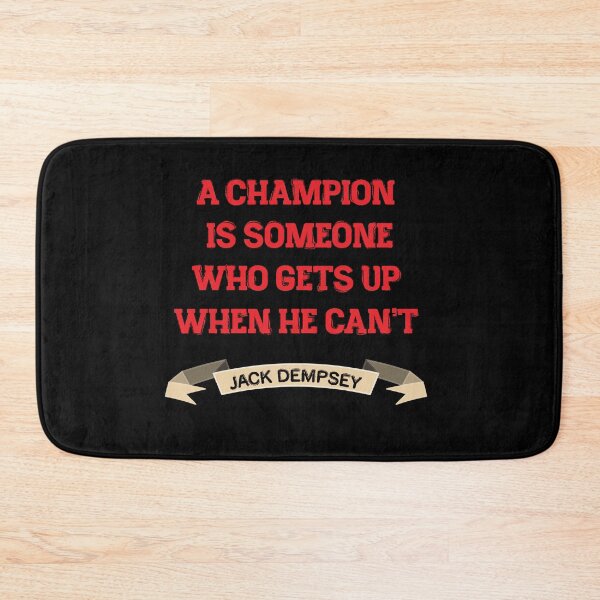 Item preview, Jack Dempsey Quote – “A Champion Is Someone Who Gets Up” Vintage Typography designed and sold by simpledarkwavewisdom.