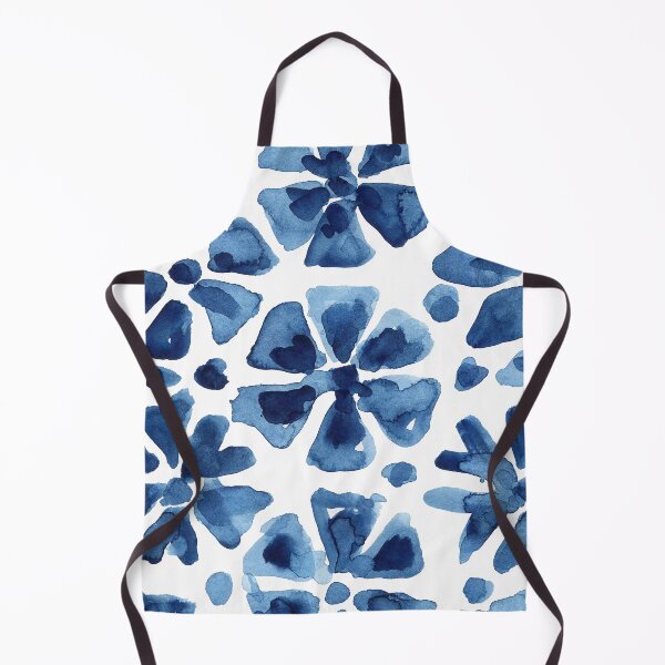 Item preview, Indigo Shibori Tie Dye Flower Pattern designed and sold by HoyaBouquetart.