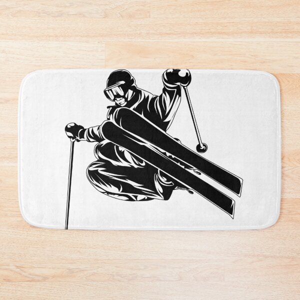 Item preview, Freestyle Ski Jump – Extreme Winter Sports Illustration designed and sold by moqudesign.