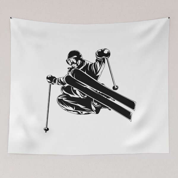 Item preview, Freestyle Ski Jump – Extreme Winter Sports Illustration designed and sold by moqudesign.