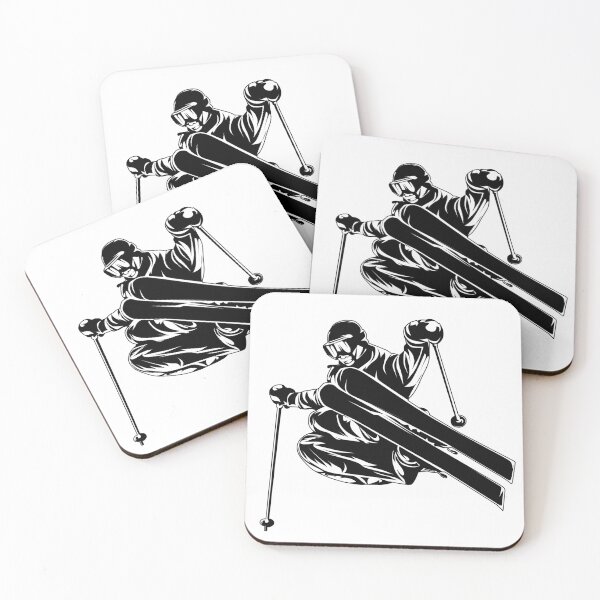 Item preview, Freestyle Ski Jump – Extreme Winter Sports Illustration designed and sold by moqudesign.