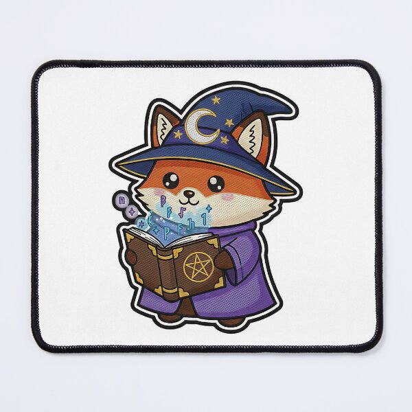 Item preview, Cute Fox Halloween Wizard Costume Magic Book Spooky Art designed and sold by ArtDesignTp.