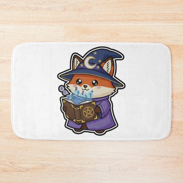 Item preview, Cute Fox Halloween Wizard Costume Magic Book Spooky Art designed and sold by ArtDesignTp.