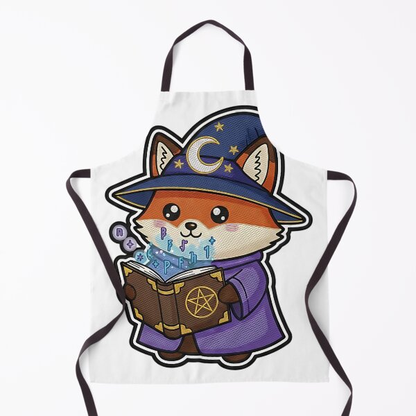 Item preview, Cute Fox Halloween Wizard Costume Magic Book Spooky Art designed and sold by ArtDesignTp.