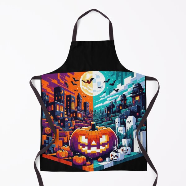 Item preview, HALLOWEEN IN MINECRAFT LAND - NR 02 - 9216x9216 designed and sold by darky72.