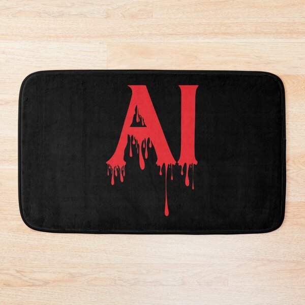 Item preview, Bloody AI Design – Dark and Eerie Machine Intelligence Artwork designed and sold by simpledarkwavewisdom.
