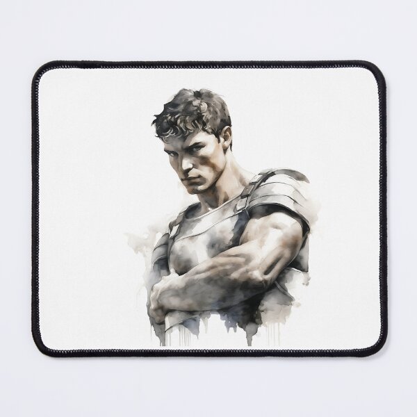 Item preview, A ROMAN WARRIOR WATERCOLOR designed and sold by infinitearte.