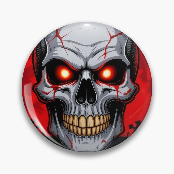 Item preview, Dadster - Grinning Skull & Blood Moon Halloween designed and sold by CrystalCove11.