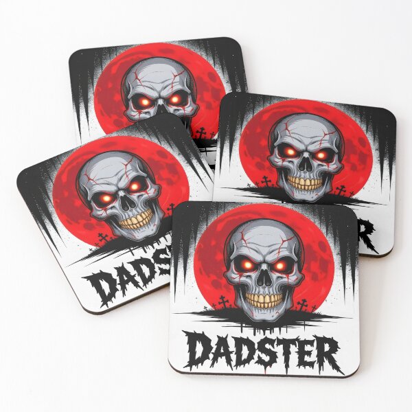 Item preview, Dadster - Grinning Skull & Blood Moon Halloween designed and sold by CrystalCove11.