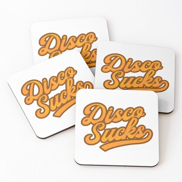 Item preview, Disco Sucks. Retro Vintage 70s. Orange And Yellow. designed and sold by CoCoArt-Ua.