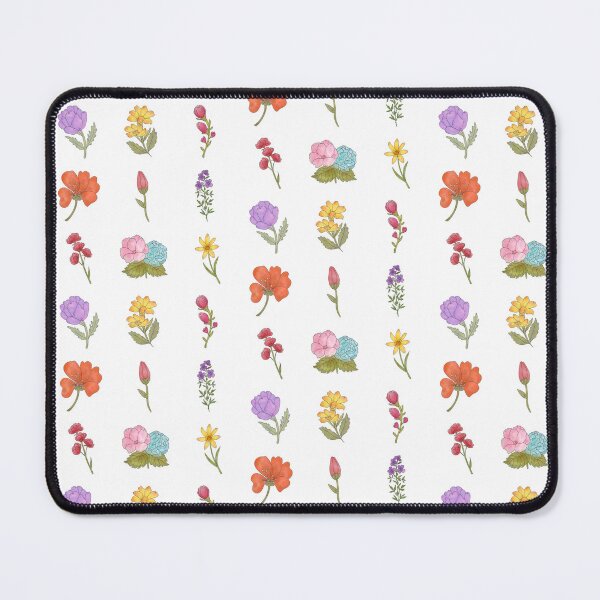 Item preview, 9 Watercolor Wildflowers - Botanical aesthetic Floral flower Design designed and sold by PinFlick.