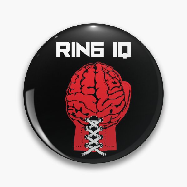 Item preview, Ring IQ – Brain Meets Boxing Glove Design designed and sold by simpledarkwavewisdom.