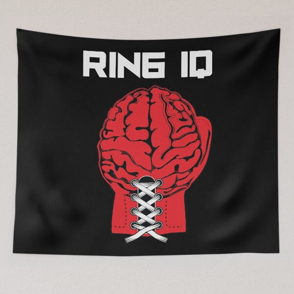 Item preview, Ring IQ – Brain Meets Boxing Glove Design designed and sold by simpledarkwavewisdom.