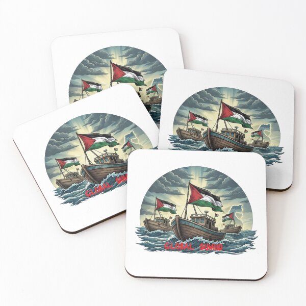 Item preview, Global Sumud – A Symbol of Palestinian Resilience at Sea designed and sold by yubasadeq.