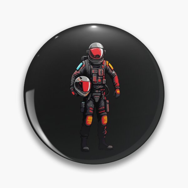 Item preview, Biker Astronaut – Futuristic Neon Space Explorer Design designed and sold by ColorSplash123.