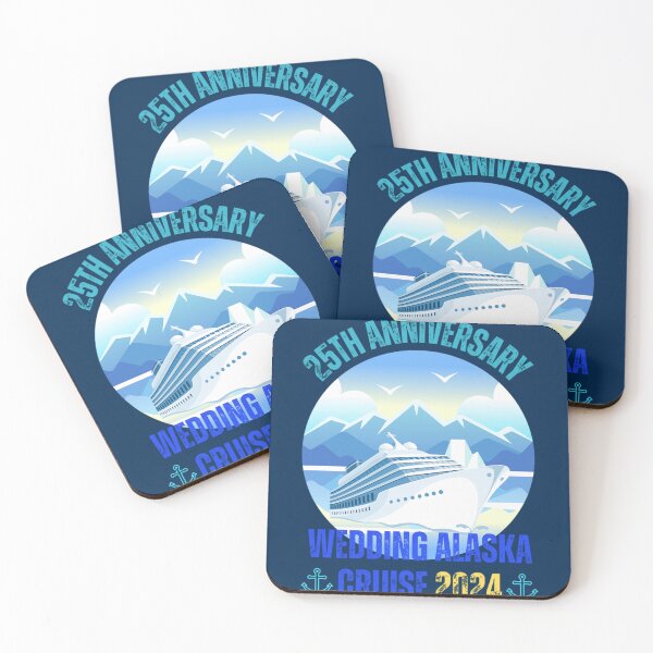 Item preview, 25th Anniversary Wedding Alaska Cruise 2024 Couple Vacation Active  designed and sold by NicoleKerluke.