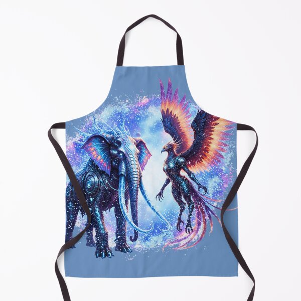 Item preview, Primal Celestial Guardians | The Starforged Elephant & The Cosmic Phoenix designed and sold by E-SarnEdge.