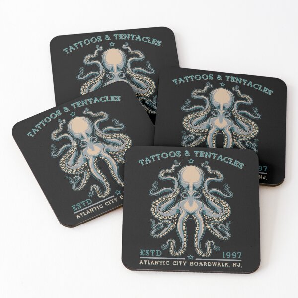 Item preview, Tattoos & Tentacles, Octopus Tattoo, Studio Atlantic City designed and sold by Proverbial Wisdom Design.