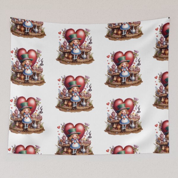 Item preview, Alice in wonderland Fairytale Heart designed and sold by Digiheart.