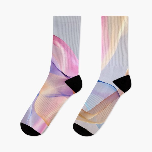 Item preview, Abstract Pastel Fabric Flow with Soft Waves designed and sold by Jirka Svetlik, Studio Illuvision.