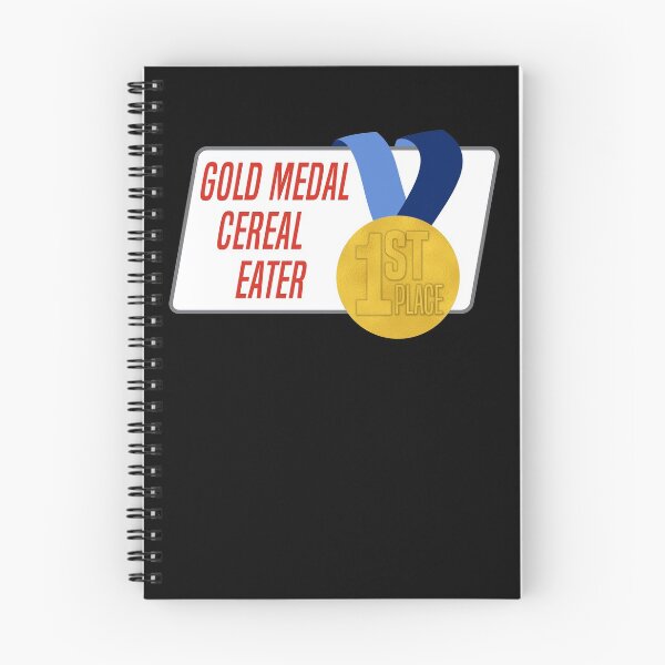 Item preview, Cereal Eater Gold Medal Funny Family Award Gift designed and sold by saltedcottonco.