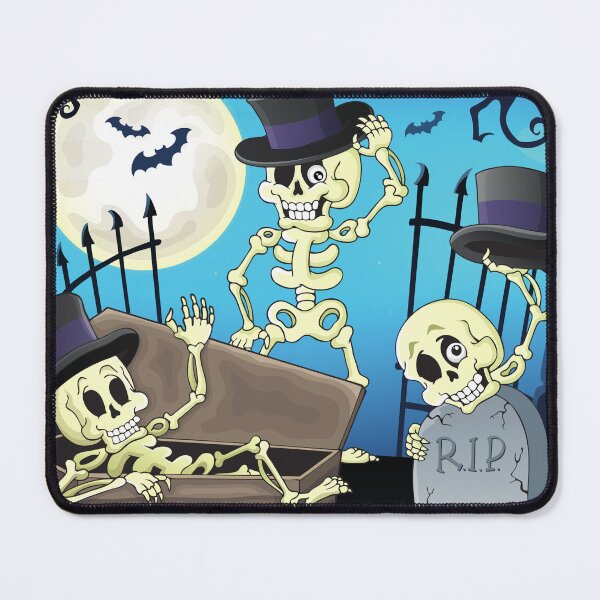 Artikelvorschau, Funny, Colorful Skeleton Halloween Design entworfen und verkauft von petpuppymania.
