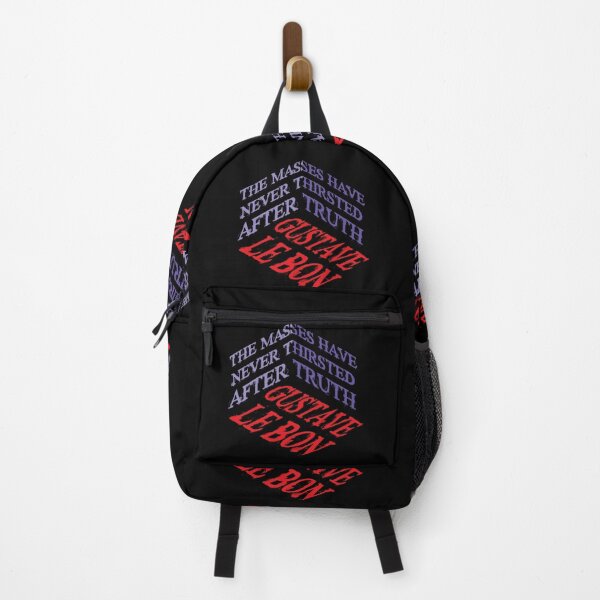 Item preview, Gustave Le Bon Quote – “The Masses Have Never Thirsted After Truth” Isometric Typography designed and sold by simpledarkwavewisdom.