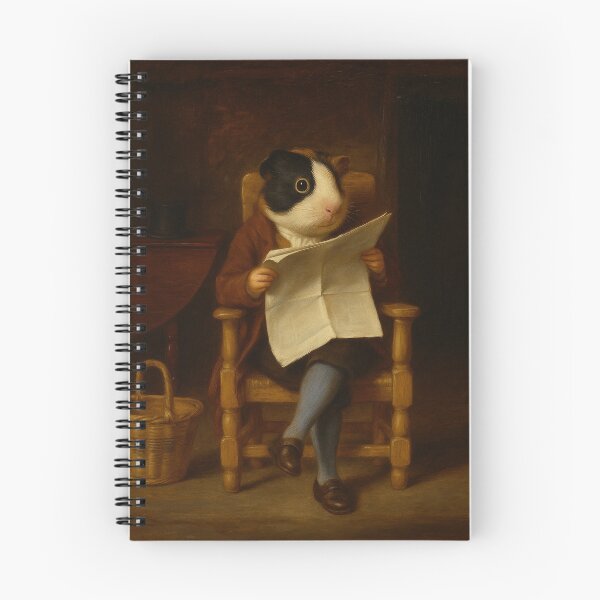 Item preview, Conejillo de indias leyendo las noticias (después de Thomas Sword Good) designed and sold by gandolfwizard.