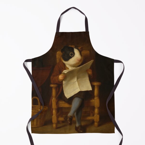 Item preview, Guinea Pig Reading the News (After Thomas Sword Good) designed and sold by gandolfwizard.