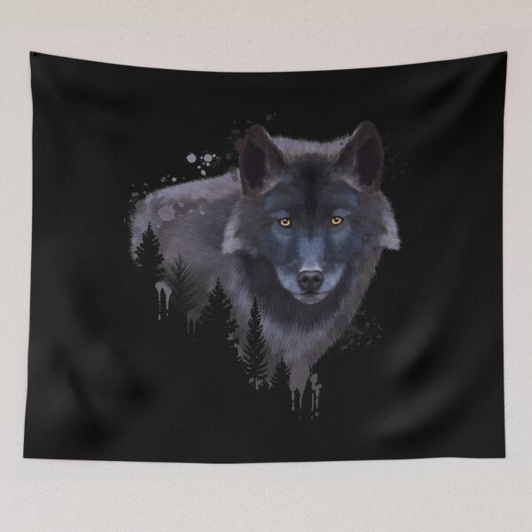 Item preview, Wolf Watercolor, Wolf Painting, Wolf Portrait, Wolf Art, Wolf Illustration Classic 		 designed and sold by ekvjddnaqz93.