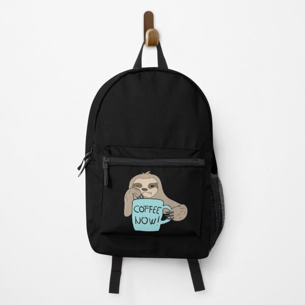 Item preview, Lazy Sloth and Morning Coffee – Coffee Now designed and sold by TeeJungleStudio.