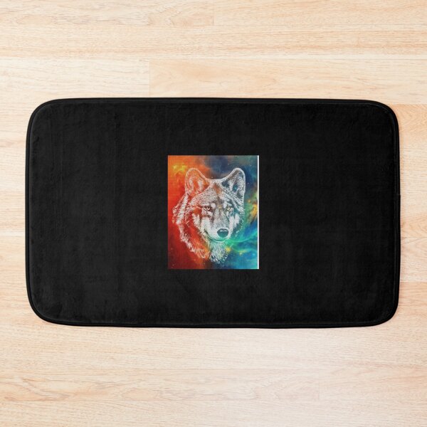 Item preview, Wolf Face With Magic Background Graphic 		 designed and sold by arslgnej35.