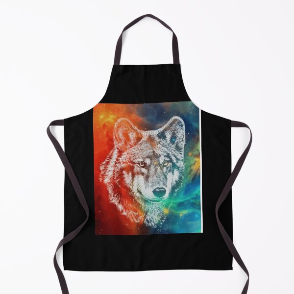 Item preview, Wolf Face With Magic Background Graphic designed and sold by arslgnej35.