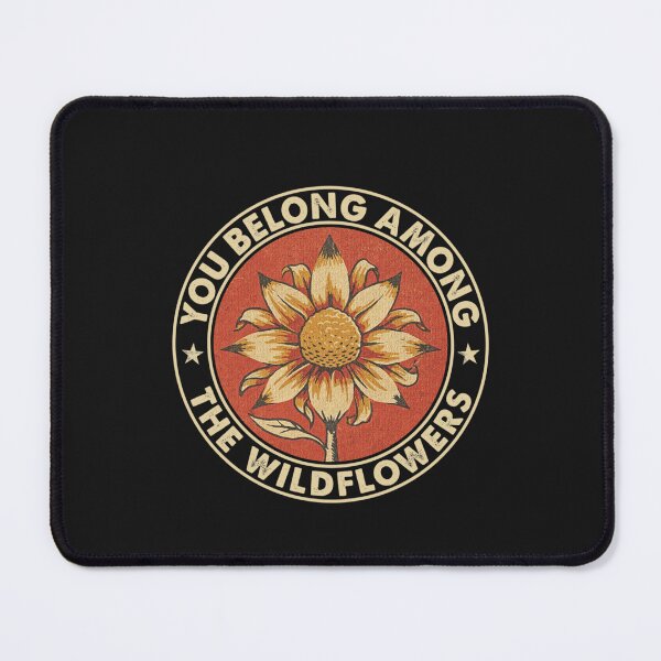 Item preview, You Belong Among the Wildflowers – Vintage Retro Lyric Design designed and sold by ZboncakReba.