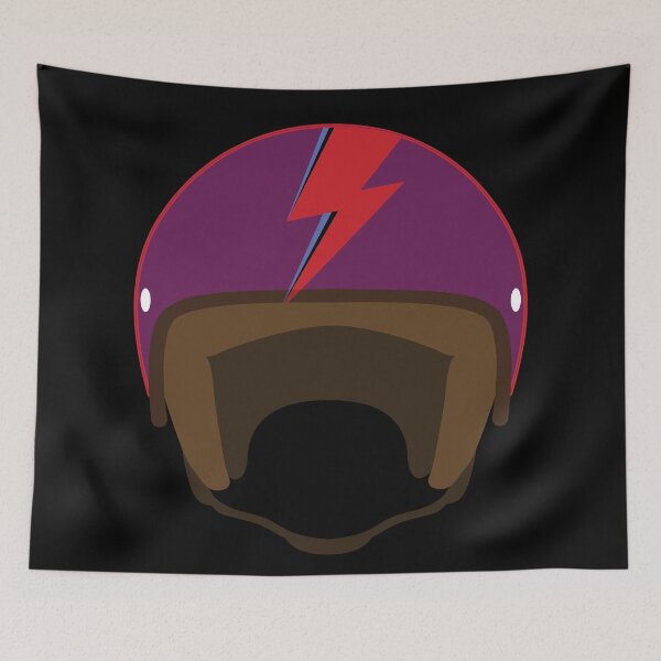 Item preview, Space Oddity Helmet Tribute – Adventure with Safety Inspired by David Bowie designed and sold by simpledarkwavewisdom.