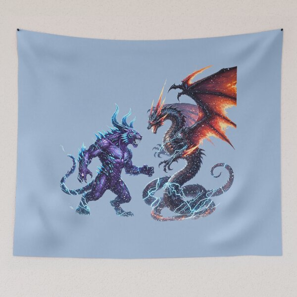 Item preview, Elemental Fury | Voltaic Crystal Beast vs. Magma Inferno Dragon designed and sold by E-SarnEdge.