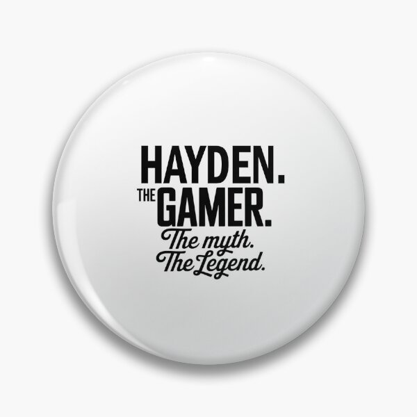 Item preview, Hayden The Gamer The Myth The Legend Hayden Name - Funny Gamer Quote design designed and sold by Oussinc.