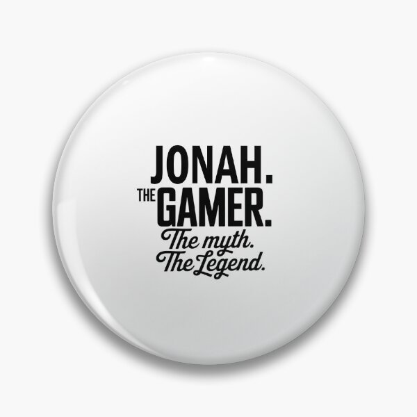 Item preview, Jonah The Gamer The Myth The Legend Jonah Name - Funny Gamer Quote design designed and sold by Oussinc.