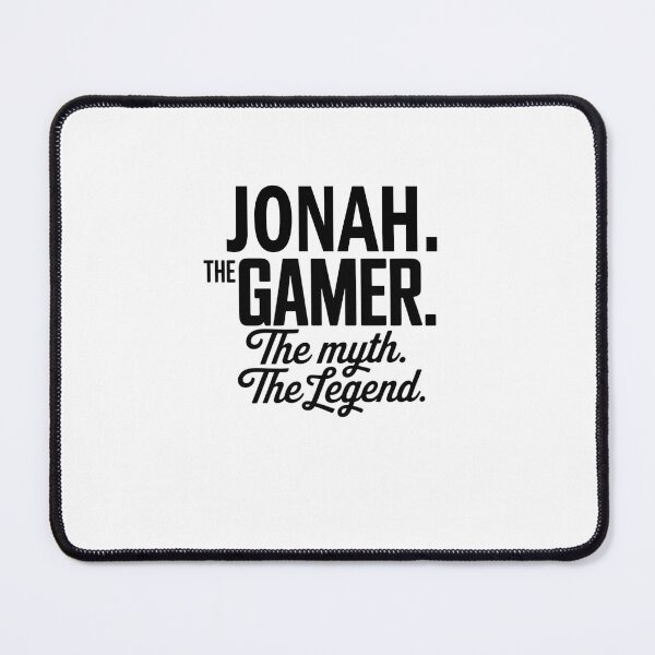 Item preview, Jonah The Gamer The Myth The Legend Jonah Name - Funny Gamer Quote design designed and sold by Oussinc.
