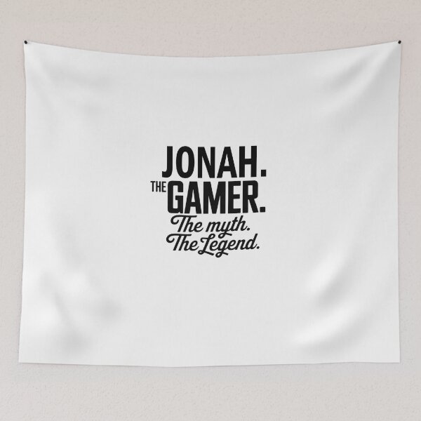 Item preview, Jonah The Gamer The Myth The Legend Jonah Name - Funny Gamer Quote design designed and sold by Oussinc.
