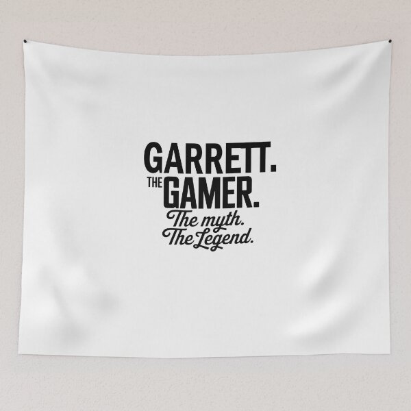 Item preview, Garrett The Gamer The Myth The Legend Garrett Name - Funny Gamer Quote design designed and sold by Oussinc.