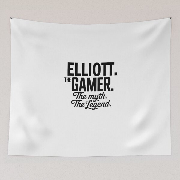 Item preview, Elliott The Gamer The Myth The Legend Elliott Name - Funny Gamer Quote design designed and sold by Oussinc.