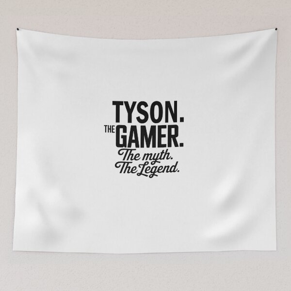 Item preview, Tyson The Gamer The Myth The Legend Tyson Name - Funny Gamer Quote design designed and sold by Oussinc.