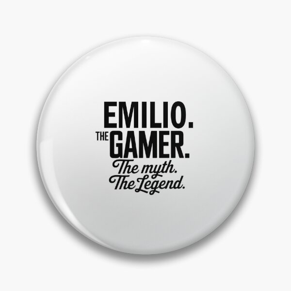 Item preview, Emilio The Gamer The Myth The Legend Emilio Name - Funny Gamer Quote design designed and sold by Oussinc.