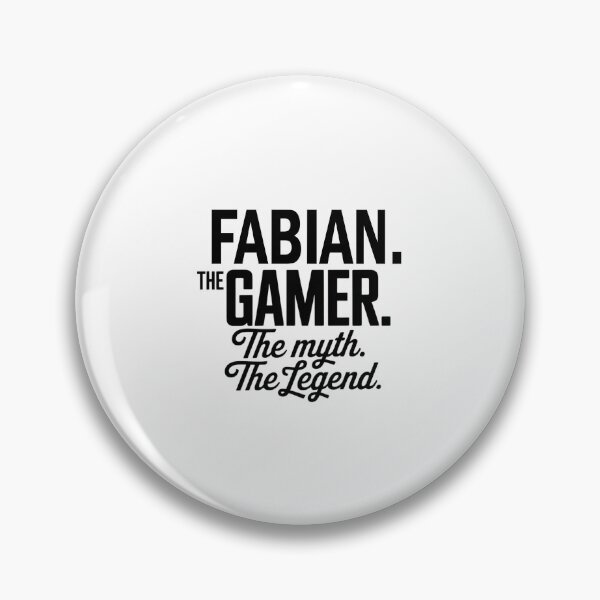 Item preview, Fabian The Gamer The Myth The Legend Fabian Name - Funny Gamer Quote design designed and sold by Oussinc.