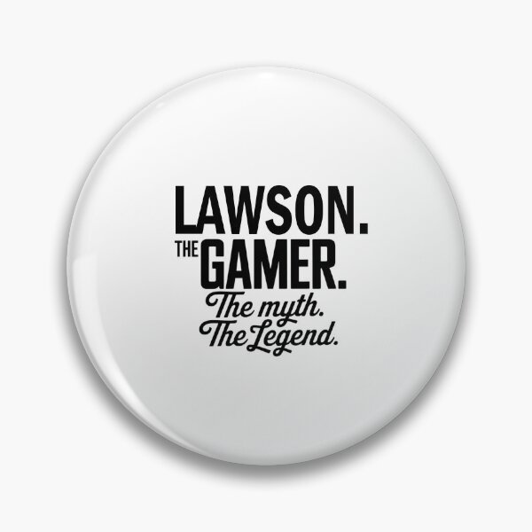 Item preview, Lawson The Gamer The Myth The Legend Lawson Name - Funny Gamer Quote design designed and sold by Oussinc.
