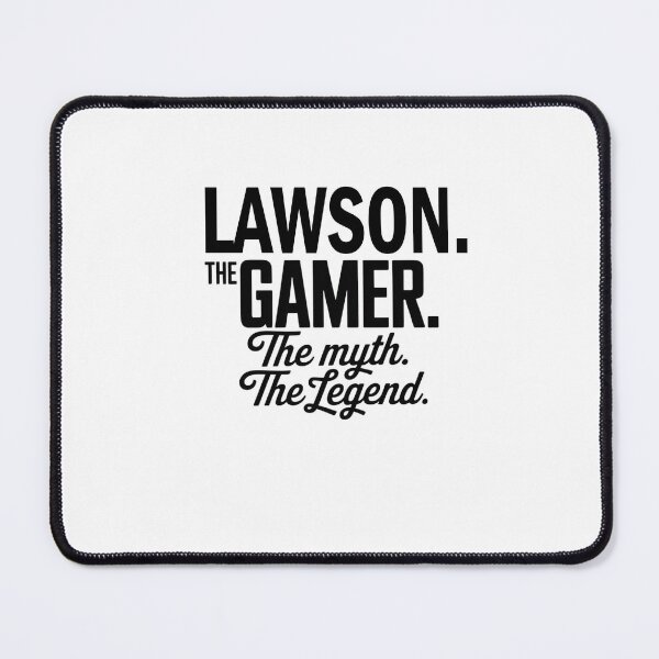 Item preview, Lawson The Gamer The Myth The Legend Lawson Name - Funny Gamer Quote design designed and sold by Oussinc.